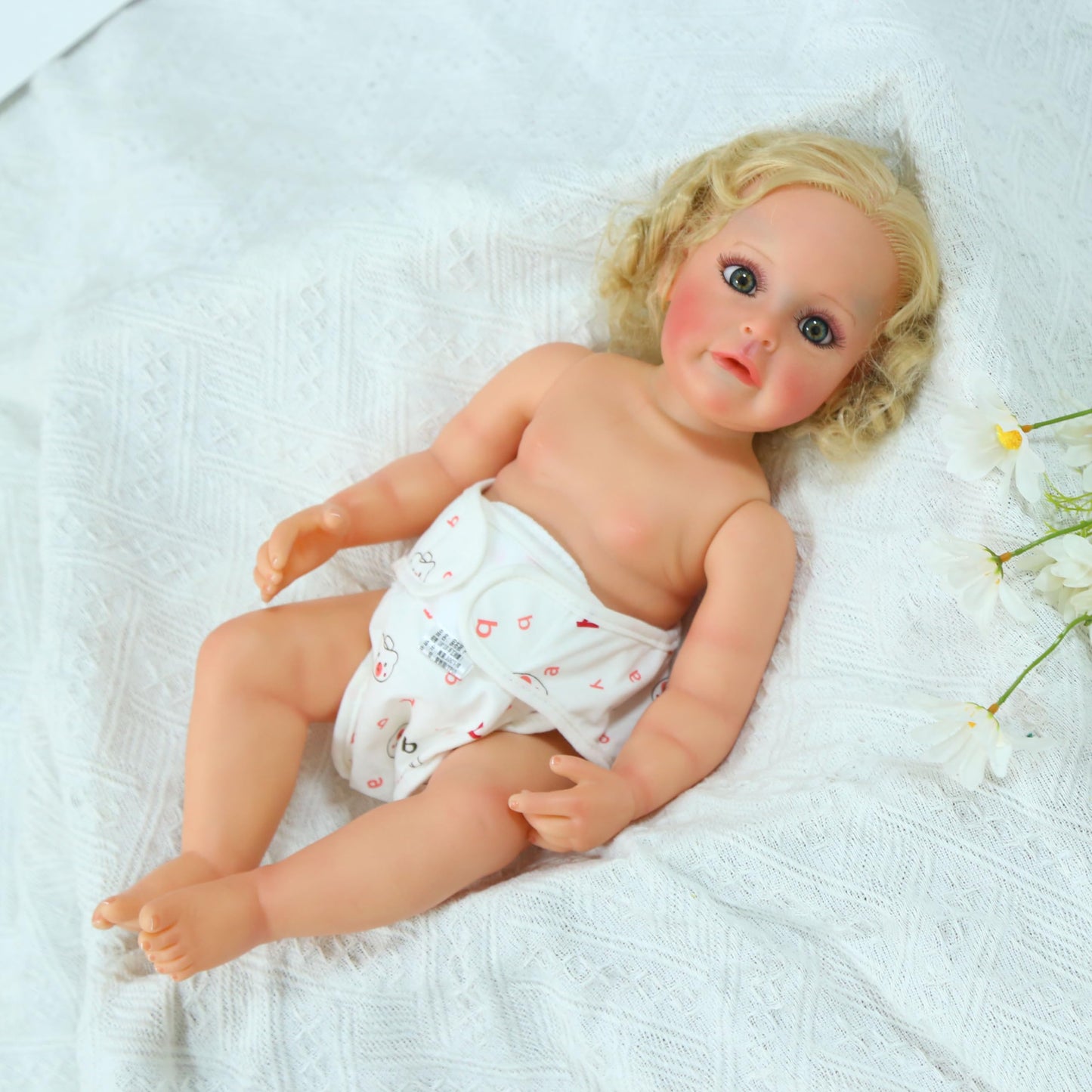 Ohijgn Reborn Baby Dolls Diapers For 17-22 Inch Newborn Doll- 4-Piece Pack