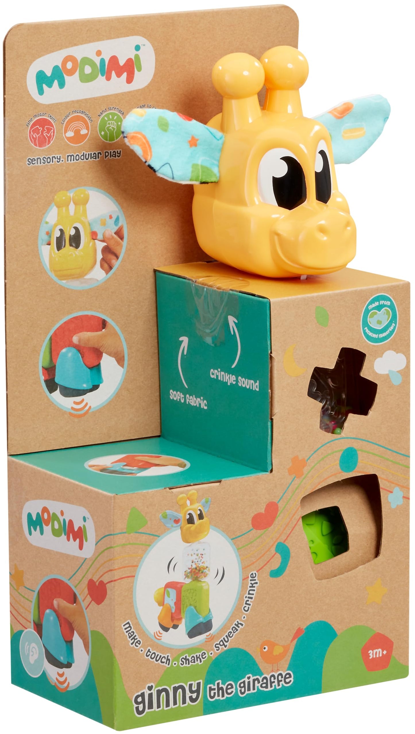 Goliath Modimi Giraffe - Interactive Multi-Sensory Baby Toys, Modular Play System, 3 Months And Up