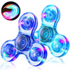 Gigilli Fidget Spinners For Kids 2 Pack, Light Up Sensory Fidget Toys For Adults Kids 4-8-12, Valentines Led Glow In The Dark Fi