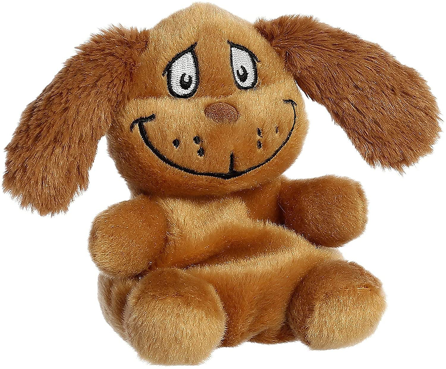 Aurora 5-Inch Grinch & Max Palm Pals Bundle - Green & Brown Fabric Plush Toys, Model 15985/6