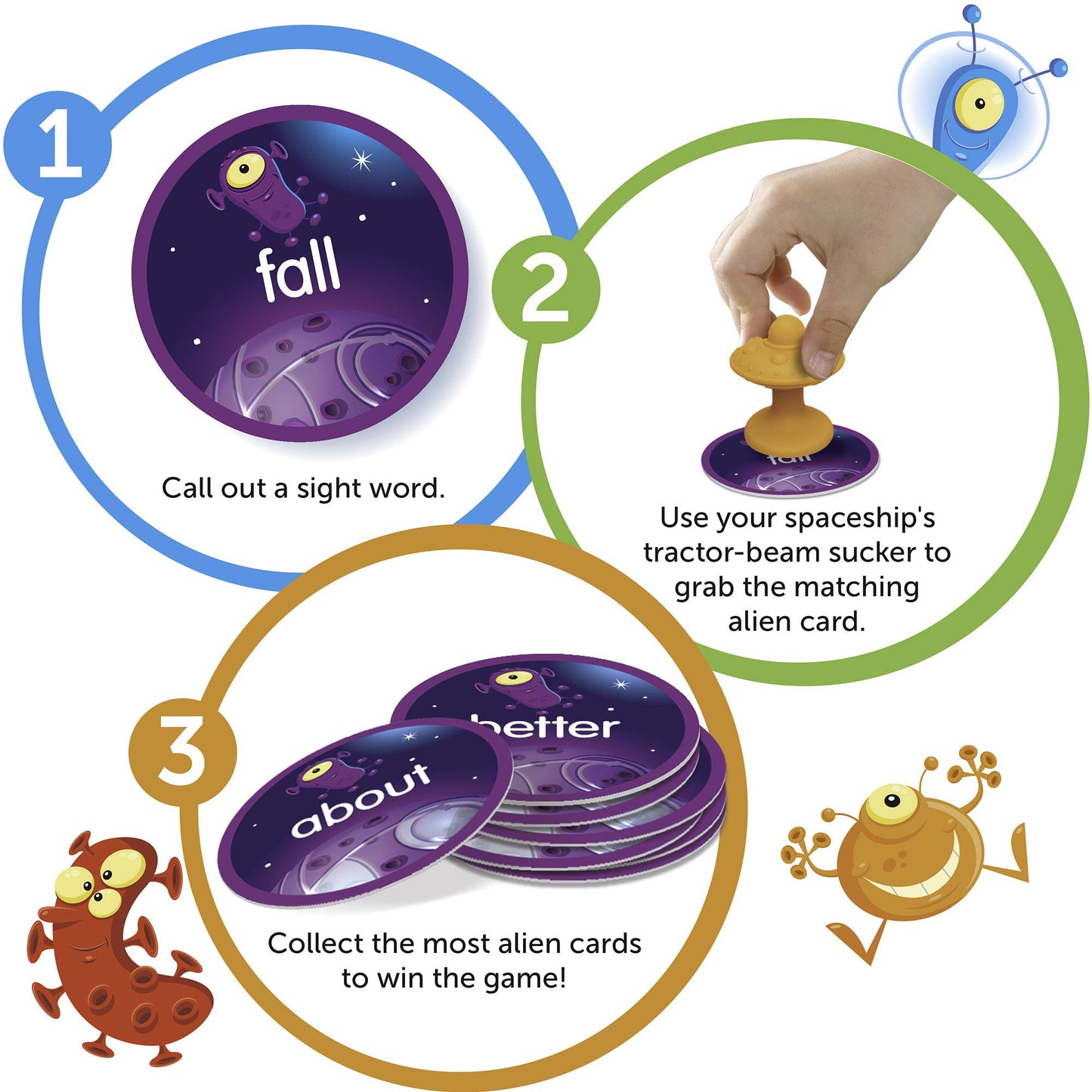 Learning Resources Slam Ships Sight Words Game - Educational Fun for Kids, Ages 5+, Medium, Multi Color, Model LER8596