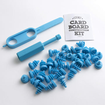 JumpOff Jo - Cardboard Construction Kit - 36 Screws, Screwdriver, Cardboard Saw - STEM, Montessori Toys Building Sets, Creative