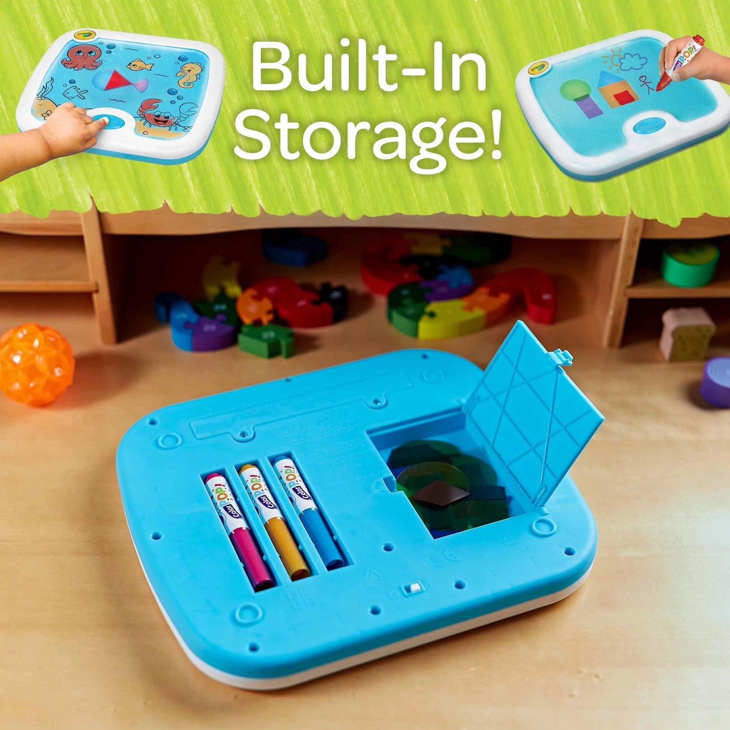 Crayola Light Up Activity Board, Sensory Toy For Toddlers & Kids, Light Box, Light Up Coloring Board, Toys & Gifts For Kids, 3+