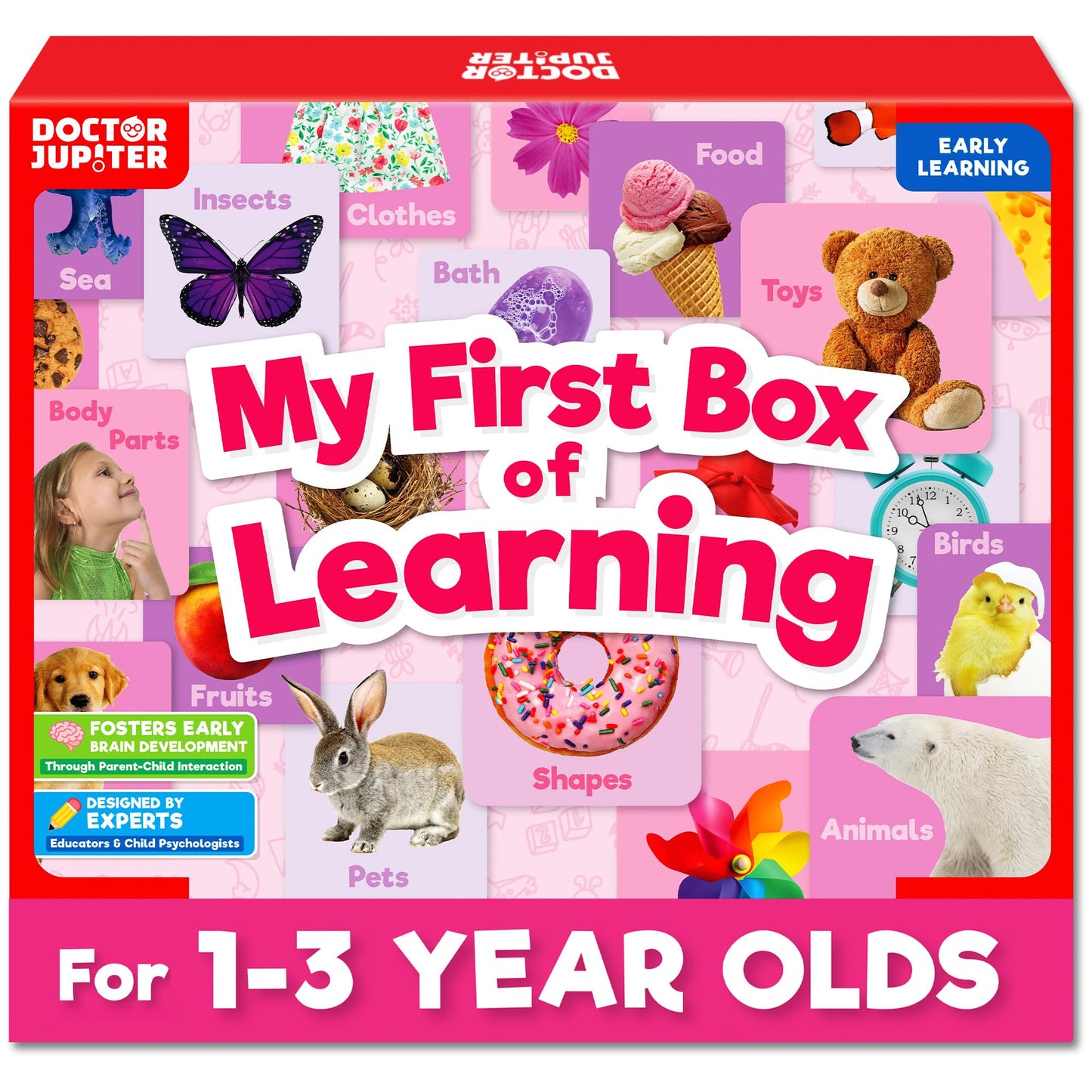 Doctor Jupiter My First Box of Learning | Toys for Toddlers Ages 1-2-3 | Toddler Learning & Educational Activities for 1+ Year O