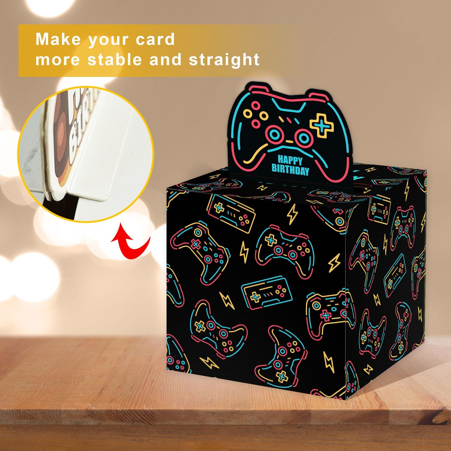 Gamer Birthday Surprise Box Cash, Happy Birthday Money Box For Cash Gift, Surprise Birthday Gift Box For Friends Teens, Money Gi