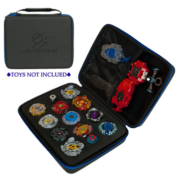 MONGPIENS Soft Carrying Case for Battling Tops - Waterproof Storage Organizer, Medium, Black
