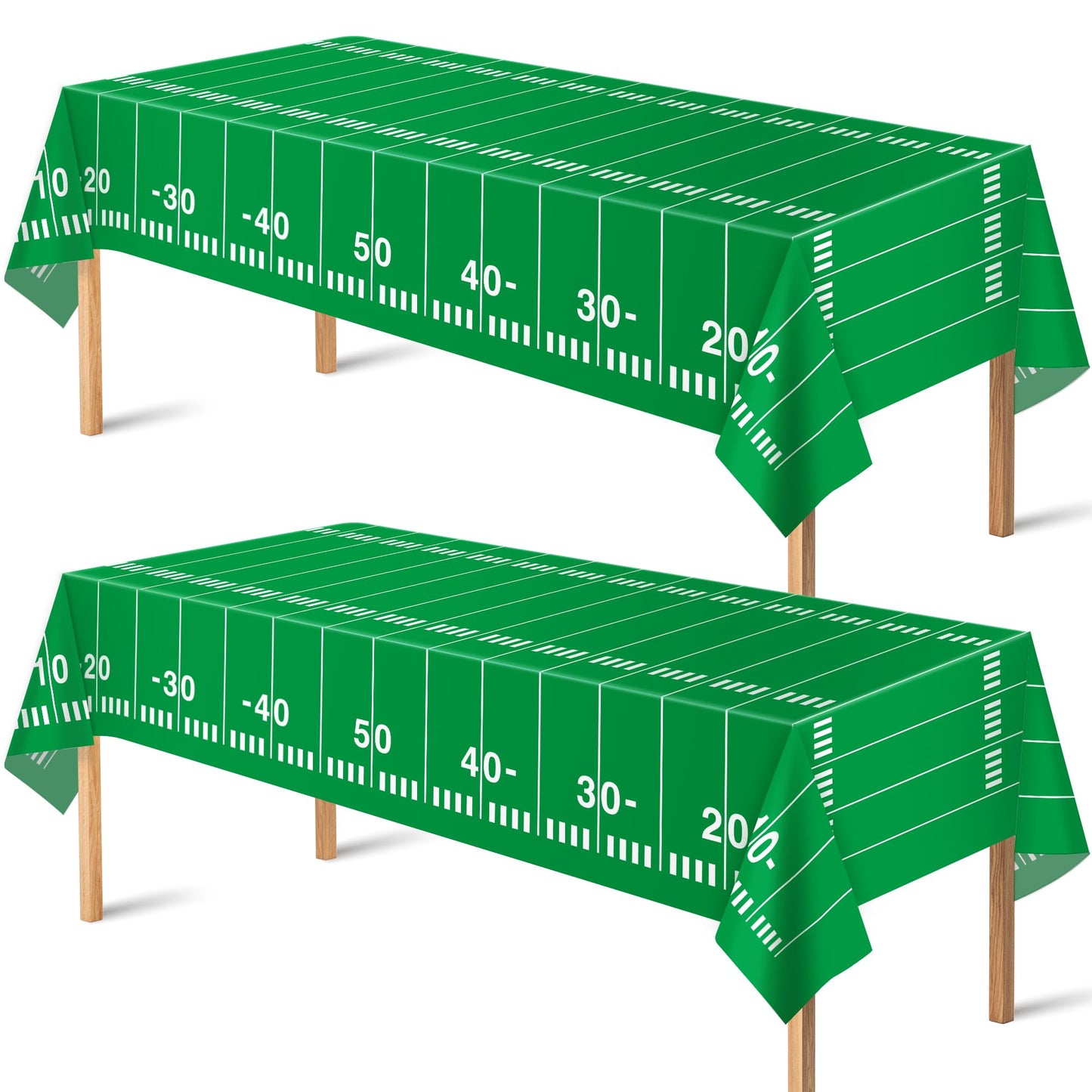 Ohome Football Party Decorations - Superbowl Party Decorations 2025 - Disposable Tablecloth Plastic Table Covers For Football Ga