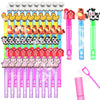 48 Pieces Farm Animal Party Favors Bubble Wands For Kids Barnyard Animal Cow Rodeo Birthday Party Supplies,Goodie Bag Stuffers C