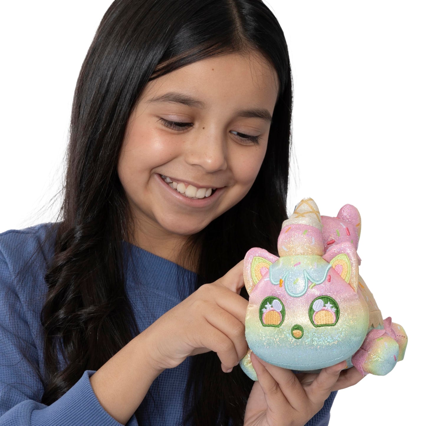 Aphmau 6    Meemeow Plush 3-Pack, Ice Cream Surprise Box That Includes 2 Ice Cream Sparkle + 1 Exclusive Mystery Sparkle, Offici