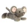 Aurora Mini Flopsie Missy Mouse Stuffed Animal - Gray 8" Polyester for Kids & Families - Model 31784