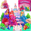 OHARLOBE Poke in Magical Princesses, Christmas Birthday Gifts for 3 4 5 6 7 8 9 Year Old Girls, No Mess Girls Toys Age 6-8, DIY