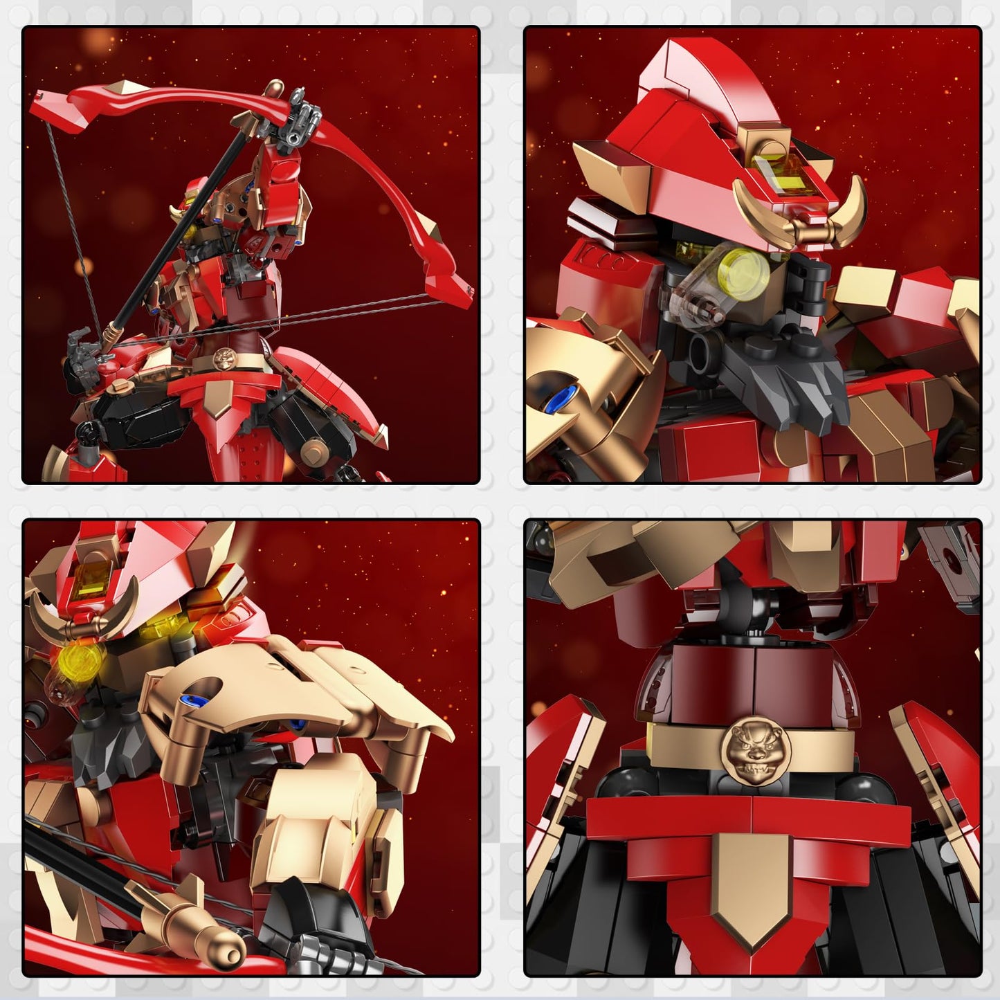 JMBricklayer Mech Robot Building Sets for mature-themeds 70129 Cool Warrior Hero Mecha Model Kit with Transforming Mechs for Display Collectible Action Figures Mech Toy Gifts for 14+(756 Pieces)