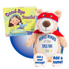 Tonsillectomy Recovery Gift for Kids - Personalized Choice of Stuffed Animal - Included Book About Getting Tonsils Removed - Gif