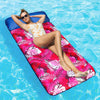 Finduwill Oversized Pool Lounger Floats Adults - 72'' X37'' Xl Fabric Covered Pool Float With Headrest, Ultra-Comfort Pool Float