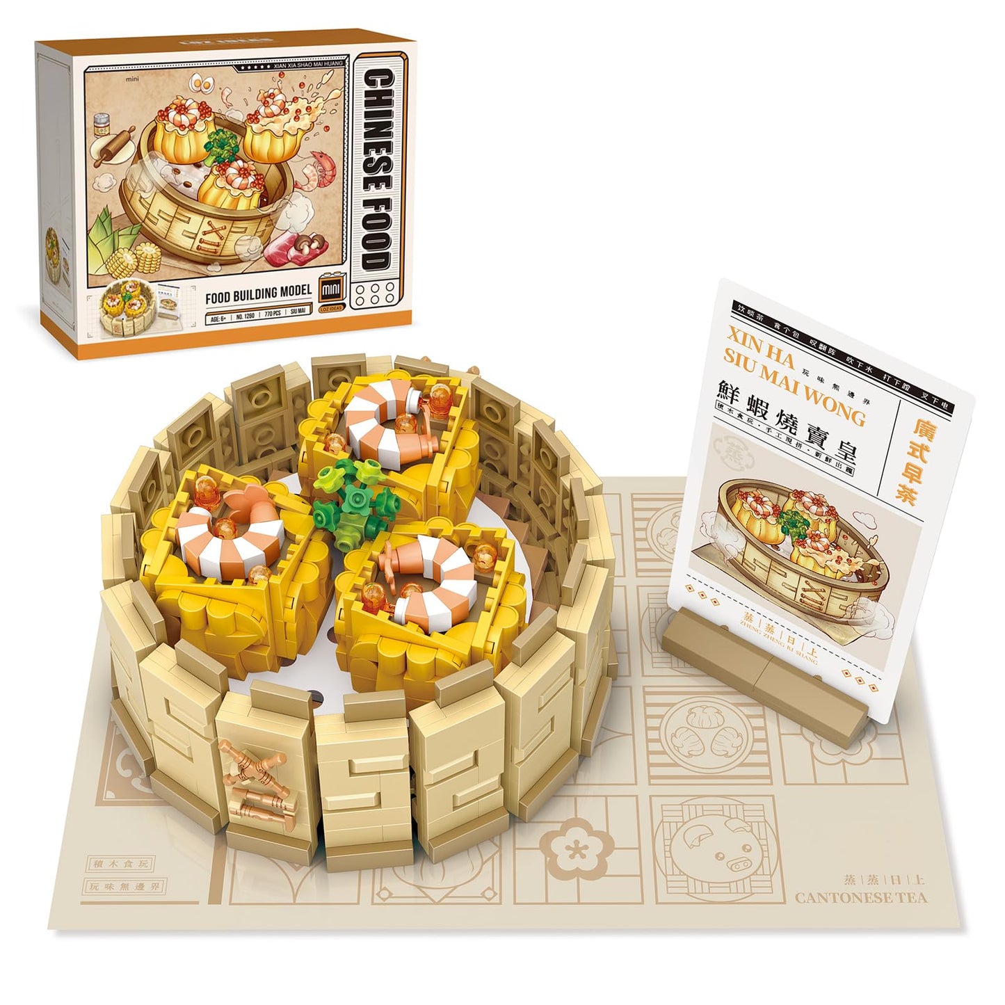 ENJBRICK Mini Building Blocks Teapot Kit for Adutls,Cute City Tea Shop Building Set for Girls 8-12 Years 690 pcs
