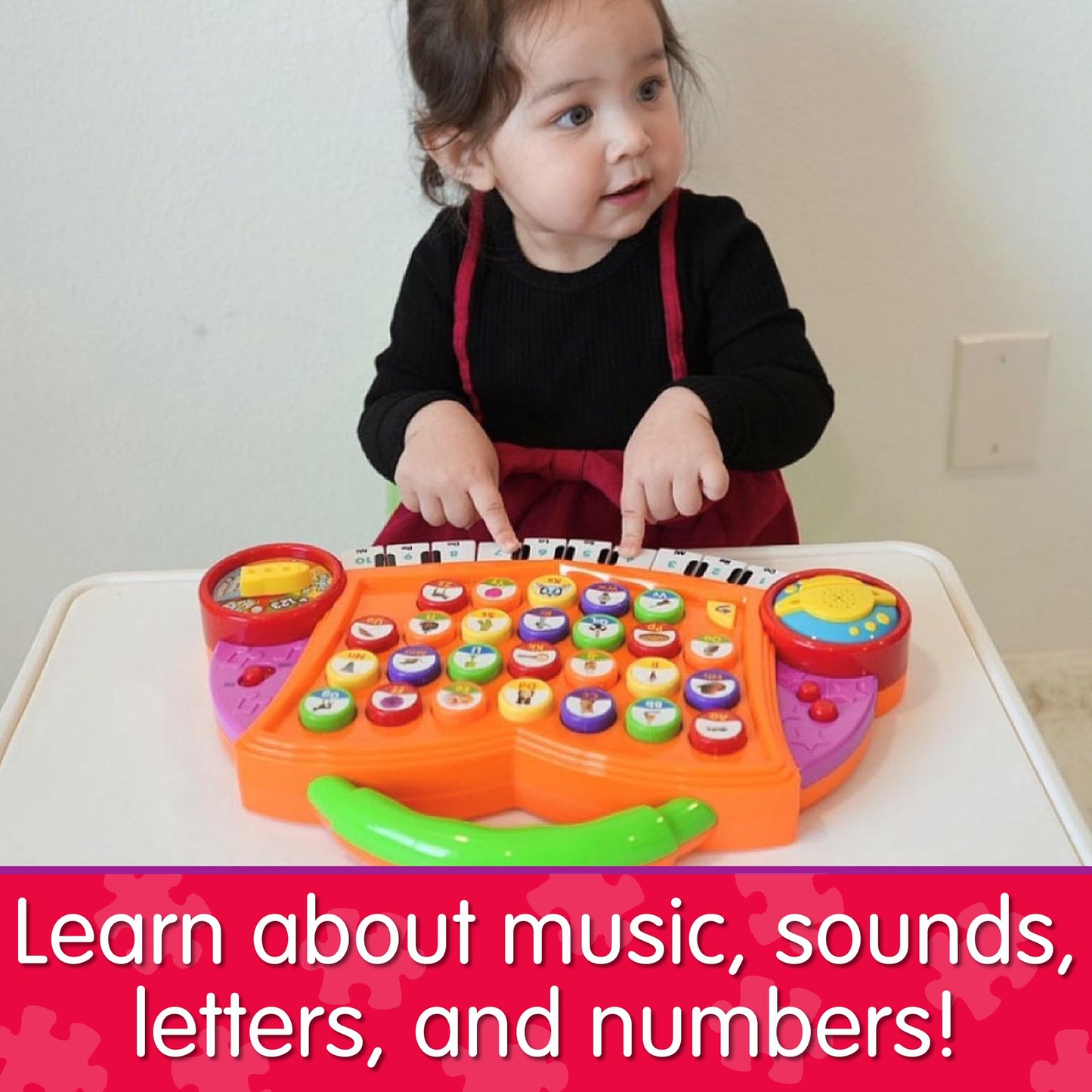 The Learning Journey: Abc Melody Maker – Learning & Education Toys - Developmental Interactive Activities For Preschoolers - Children Ages 3 And Up - Electronic Learning Toys For Toddlers