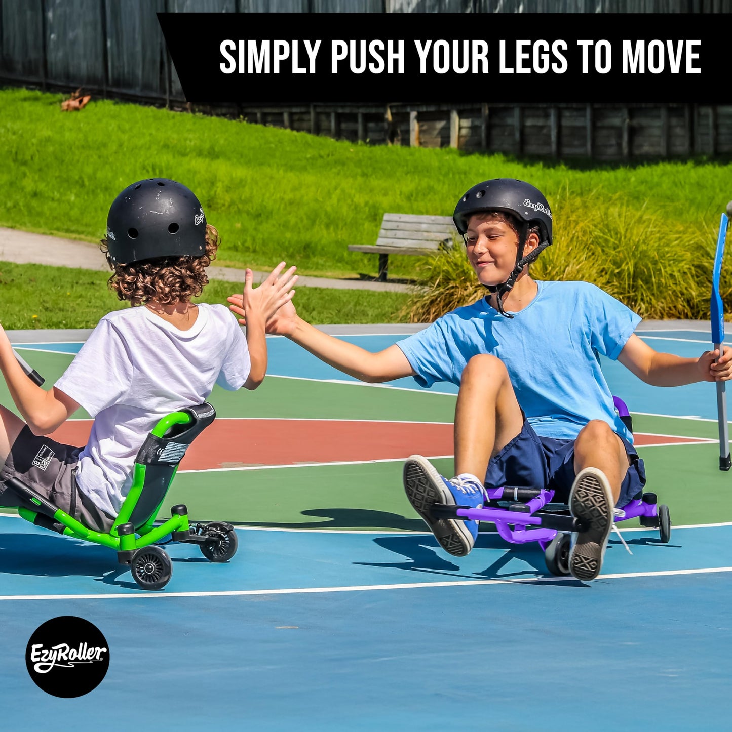 Ezyroller New Drifter-X Ride On Toy For Ages 6 And Older, Up To 150Lbs.- Purple