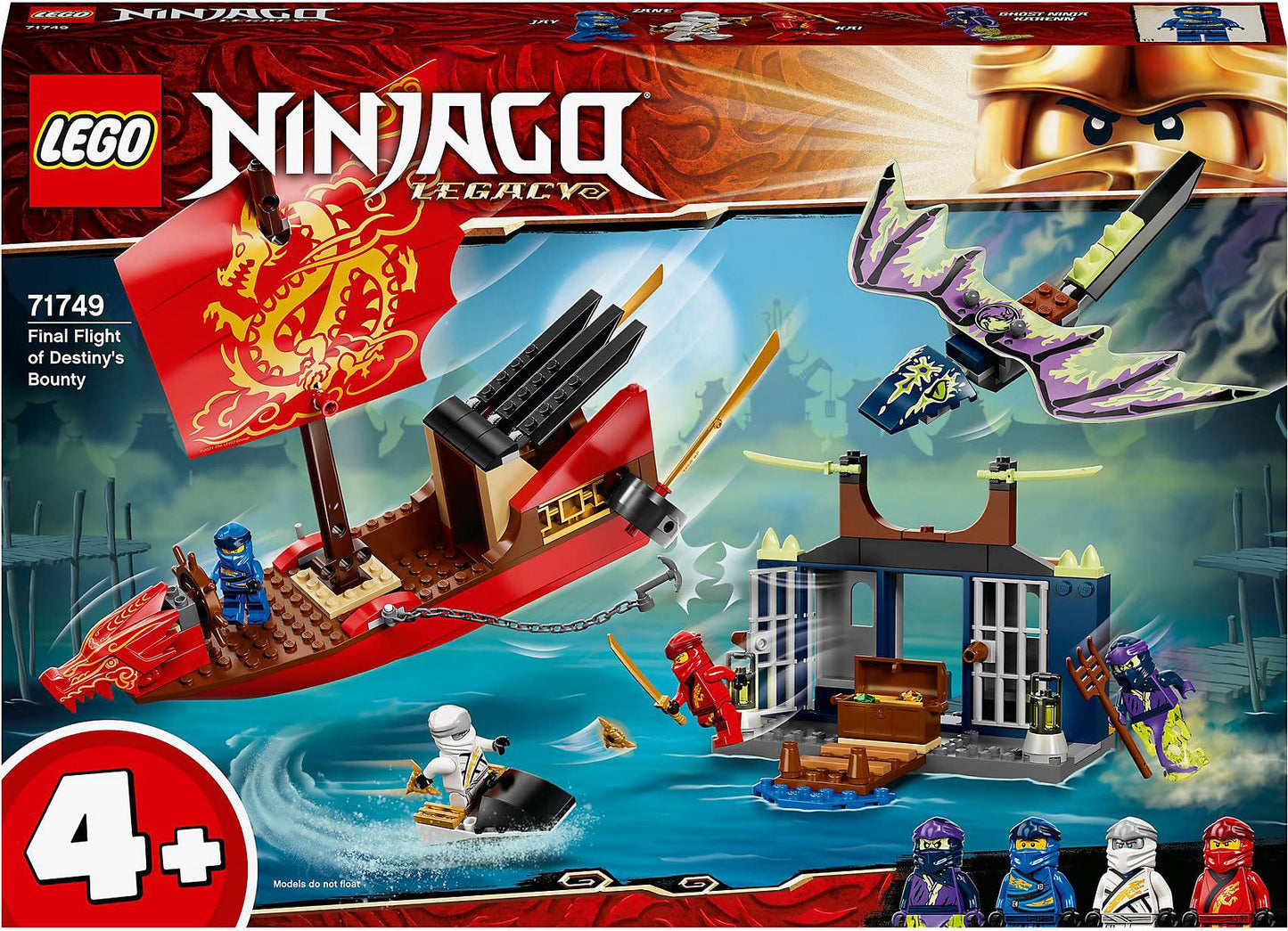 Lego 71749 Ninjago Last Flight With The Gift Of Fate
