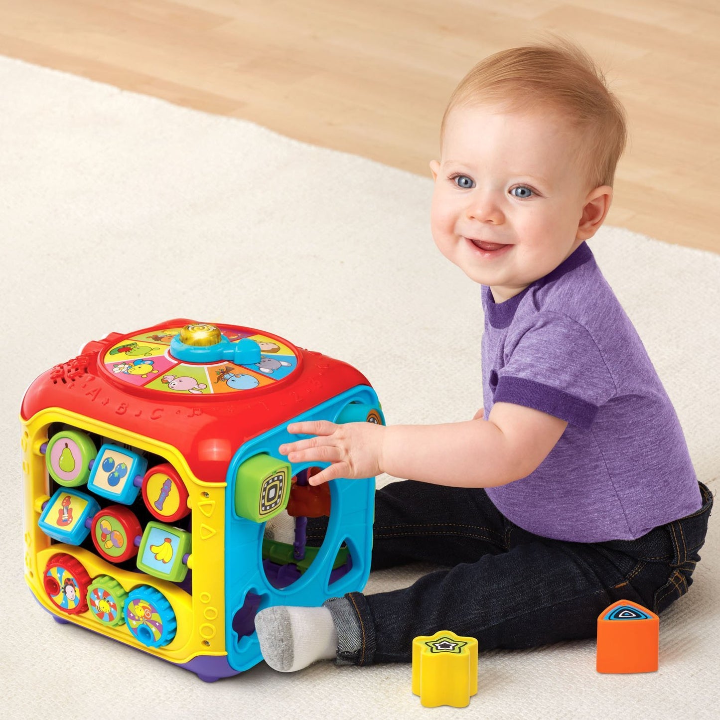 Vtech Sort And Discover Activity Cube, Red