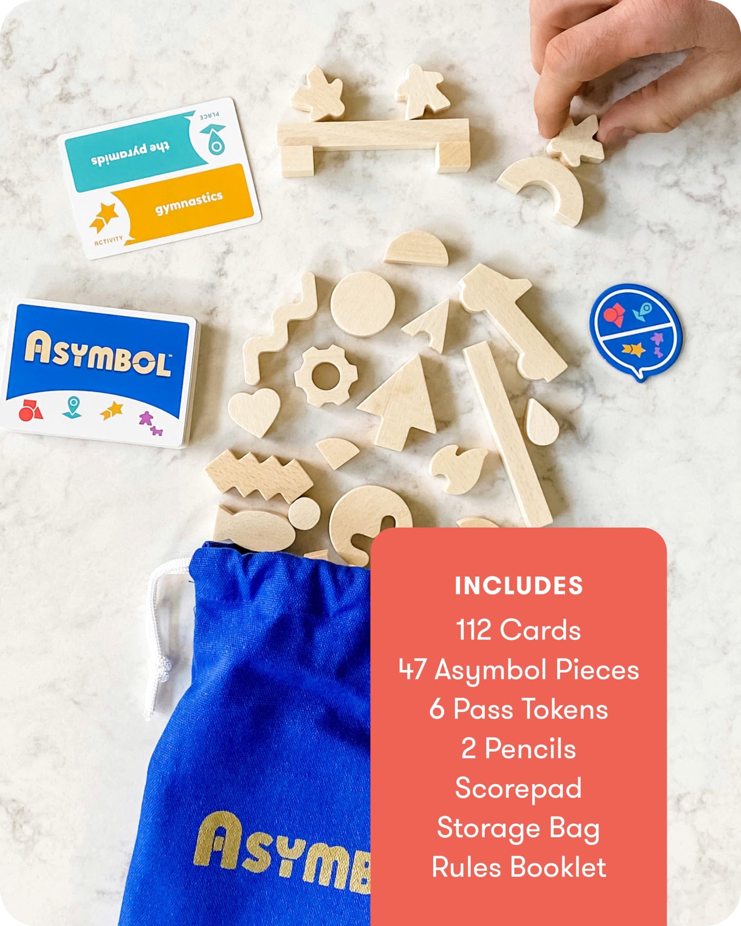 Simplyfun Asymbol - A Communication Game Where Players Challenge Their Creativity And Imagination - 3 To 6 Players - A Game For Kids Ages 8 & Up