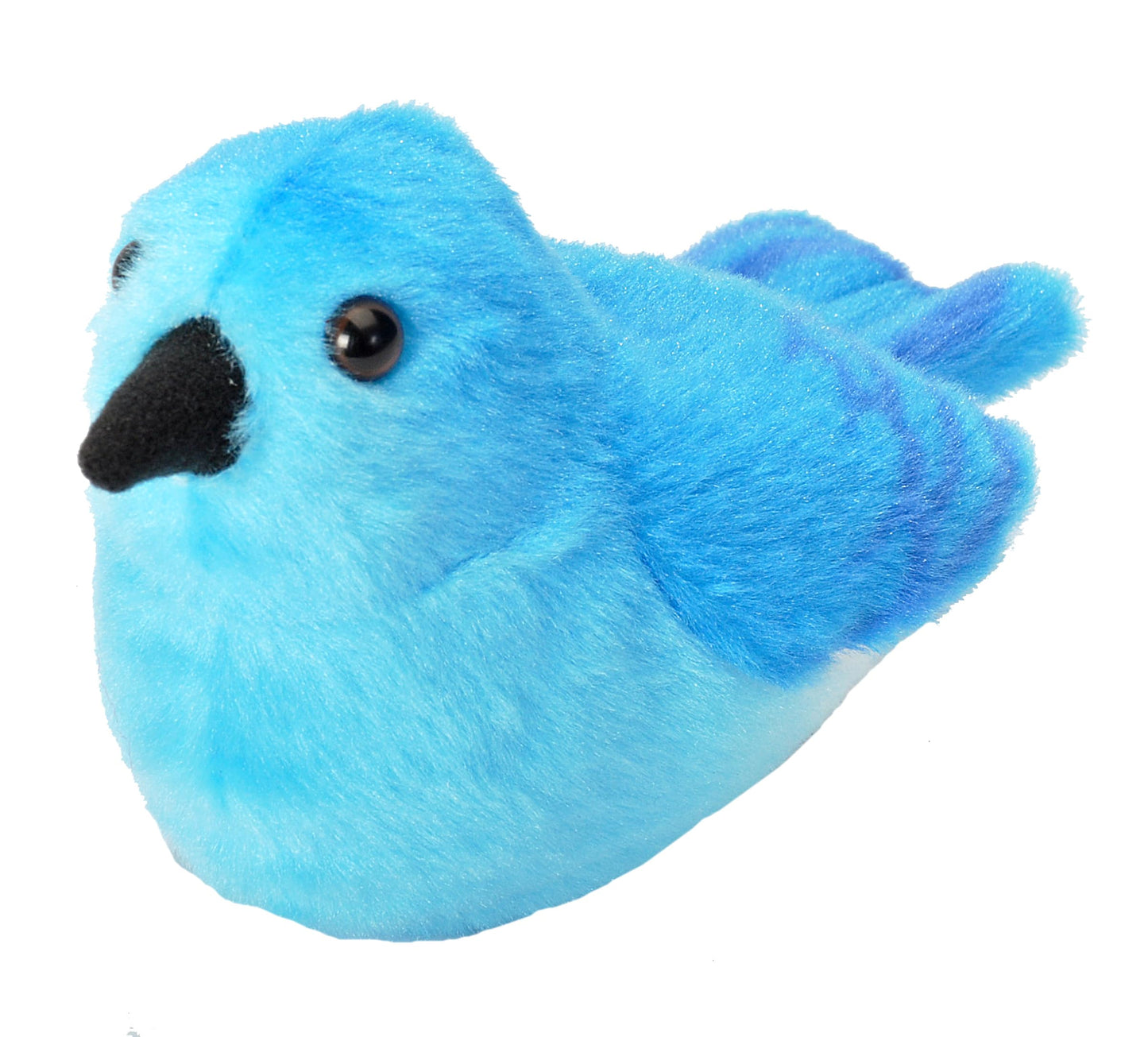 Wild Republic Audubon Birds Mountain Bluebird Plush With Authentic Bird Sound, Stuffed Animal, Bird Toys For Kids And Birders