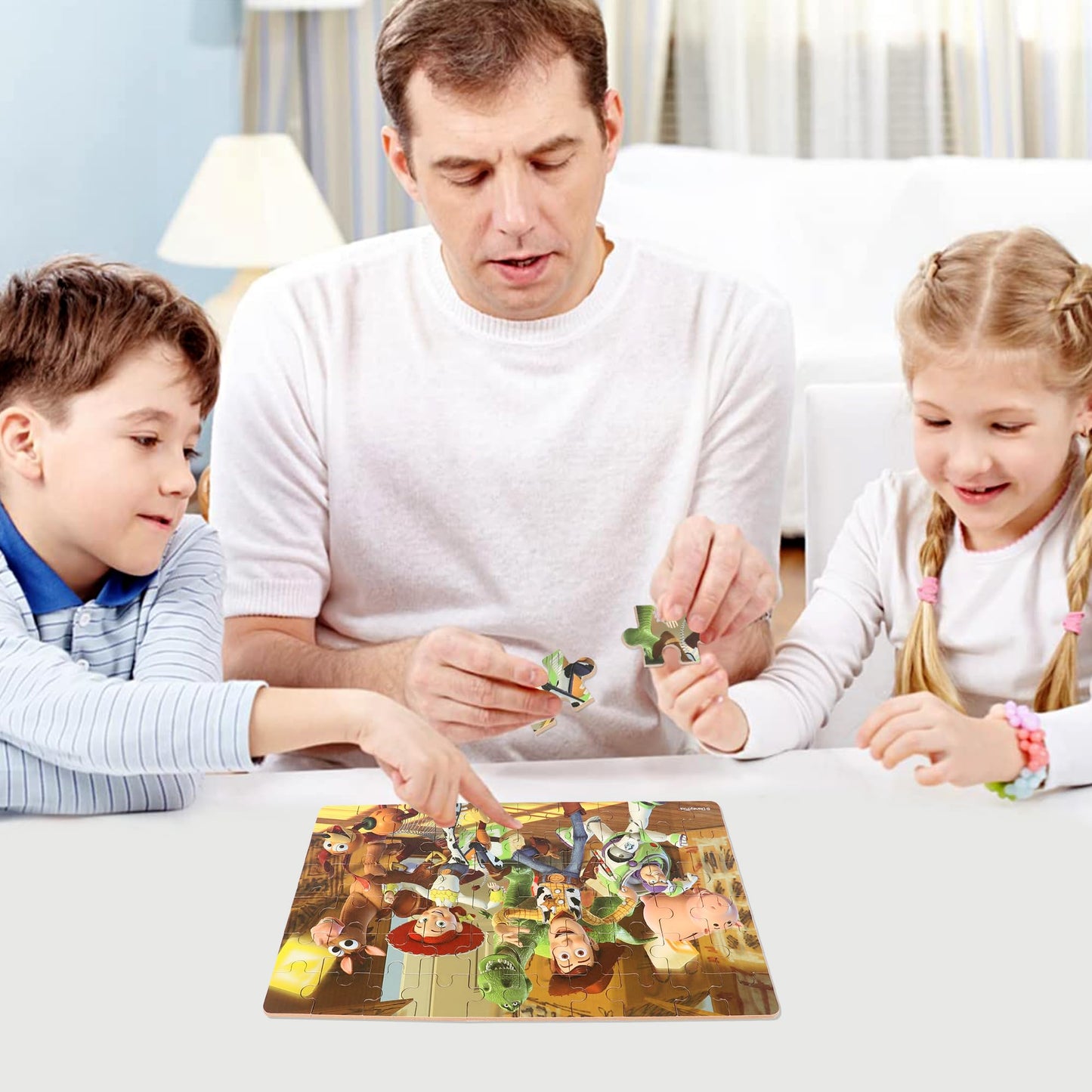 Puzzles For Kids Ages 4-8 60 Pieces Jigsaw Puzzles For Boys And Girls Educational Learning Puzzles In Metal Box