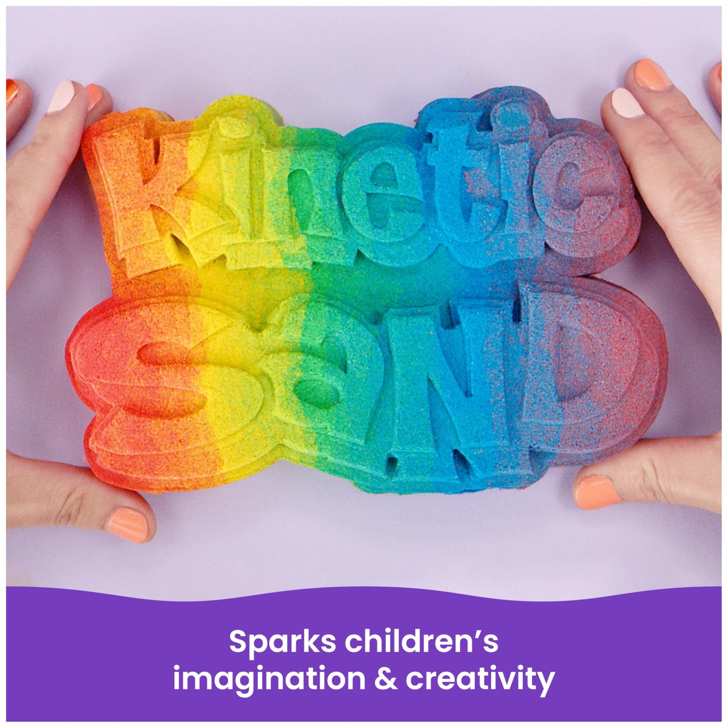 Kinetic Sand, 6lbs Mega Mixin Bag with Red, Yellow & Blue Play Sand (Packaging May Vary), Sensory Toys for Kids Ages 3 and up