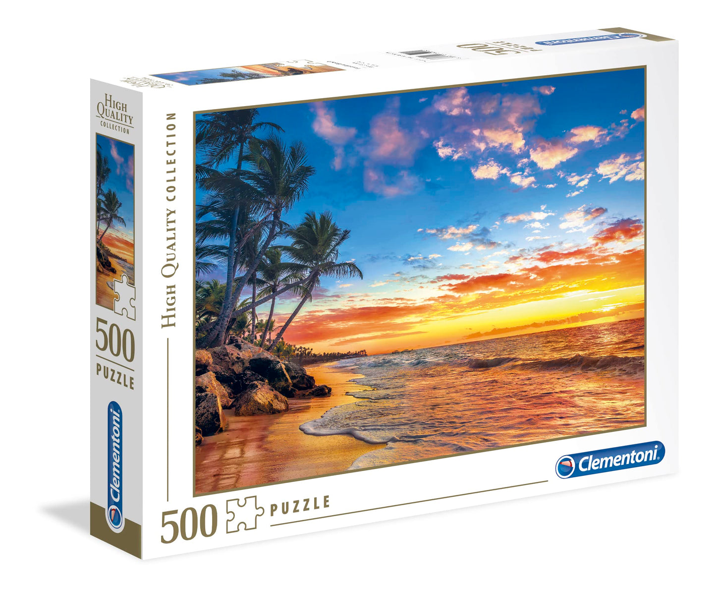 Clementoni - 35058 - Collection Puzzle For Adults And Children - Paradise Beach - 500 Pieces