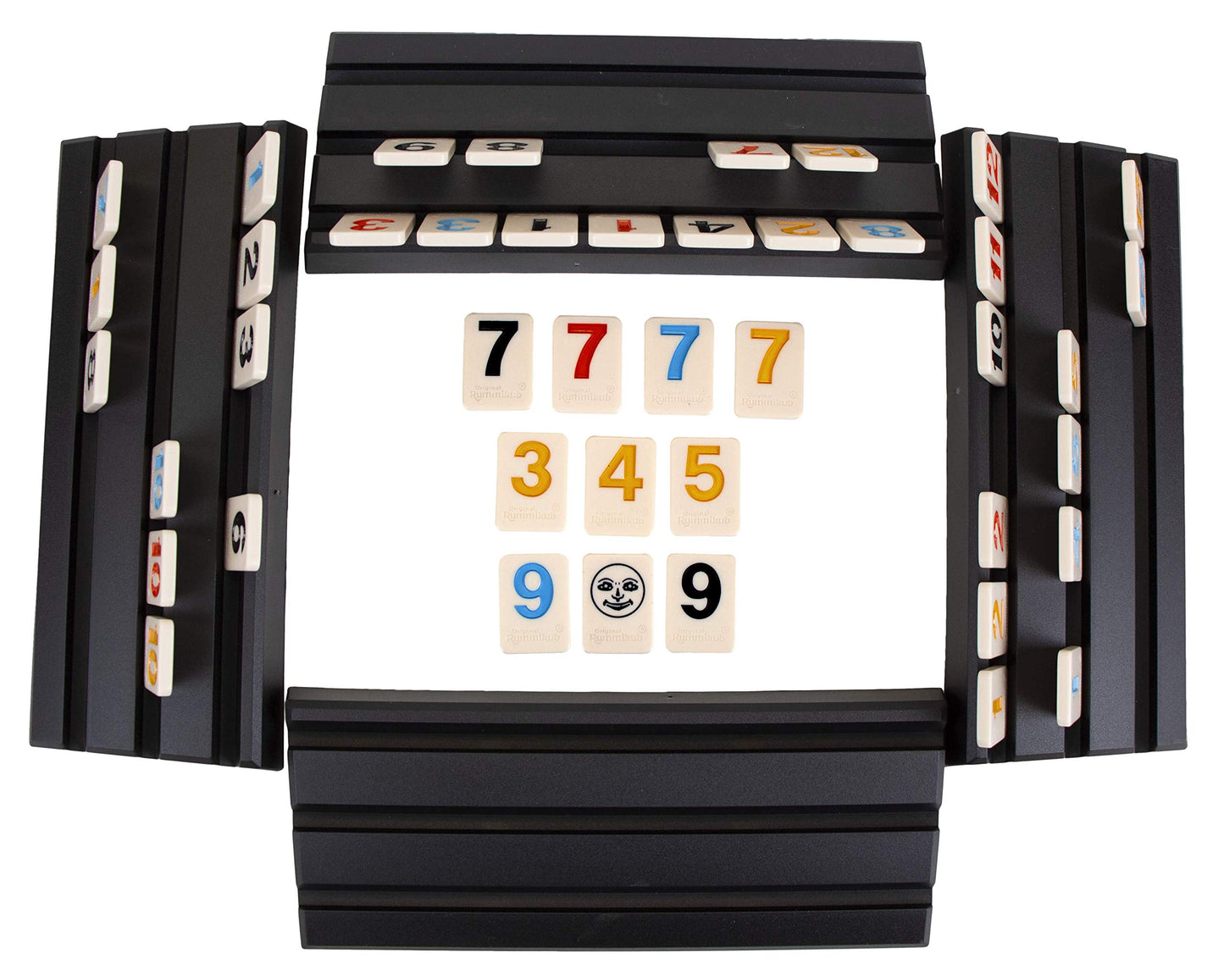 Pressman Rummikub Large Numbers Edition - The Original Rummy Tile Game Blue, 5''