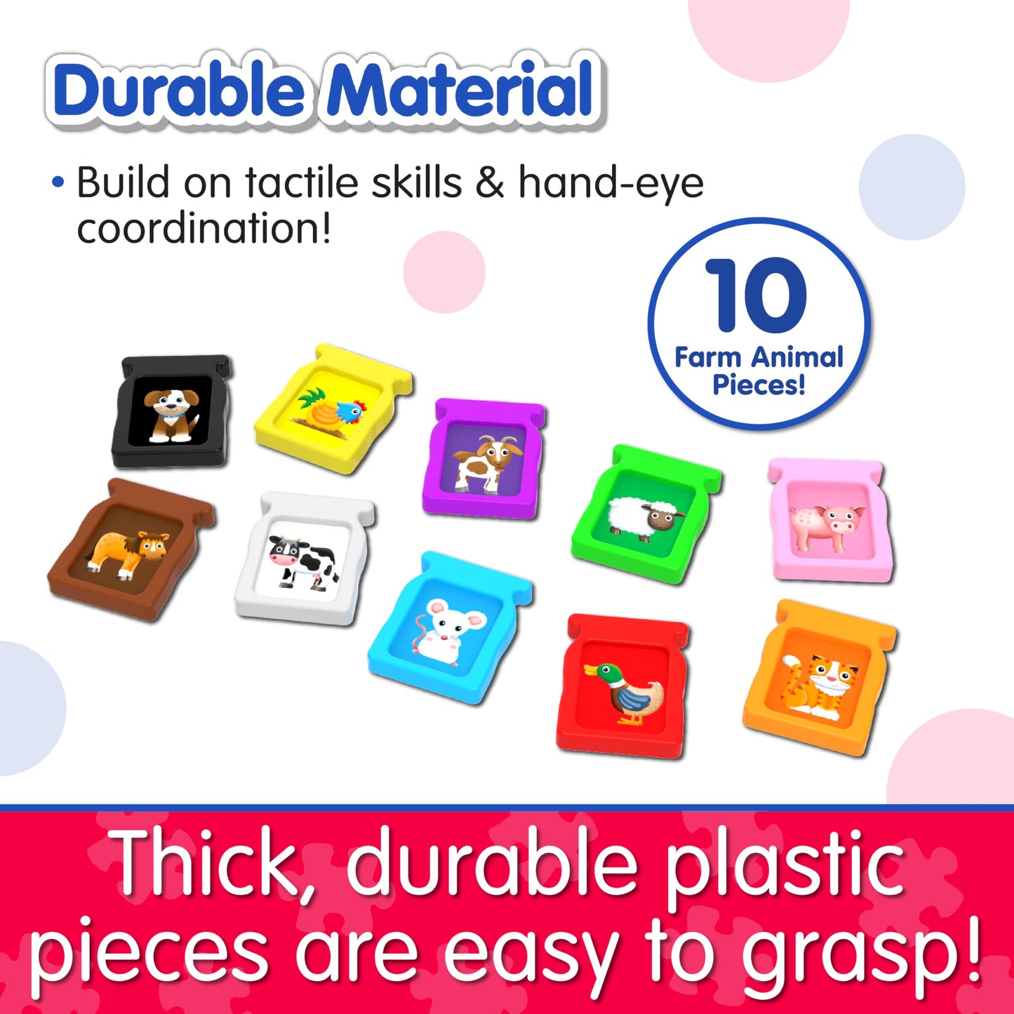 The Learning Journey: Learn With Me – Animal Farm – Teaching Toddler Educational Playset - Counting And Sorting - Preschool Learning Toys & Gifts For Boys & Girls Ages 2-5 Years