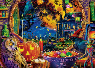A Scary Night Outside 1000 Pc
