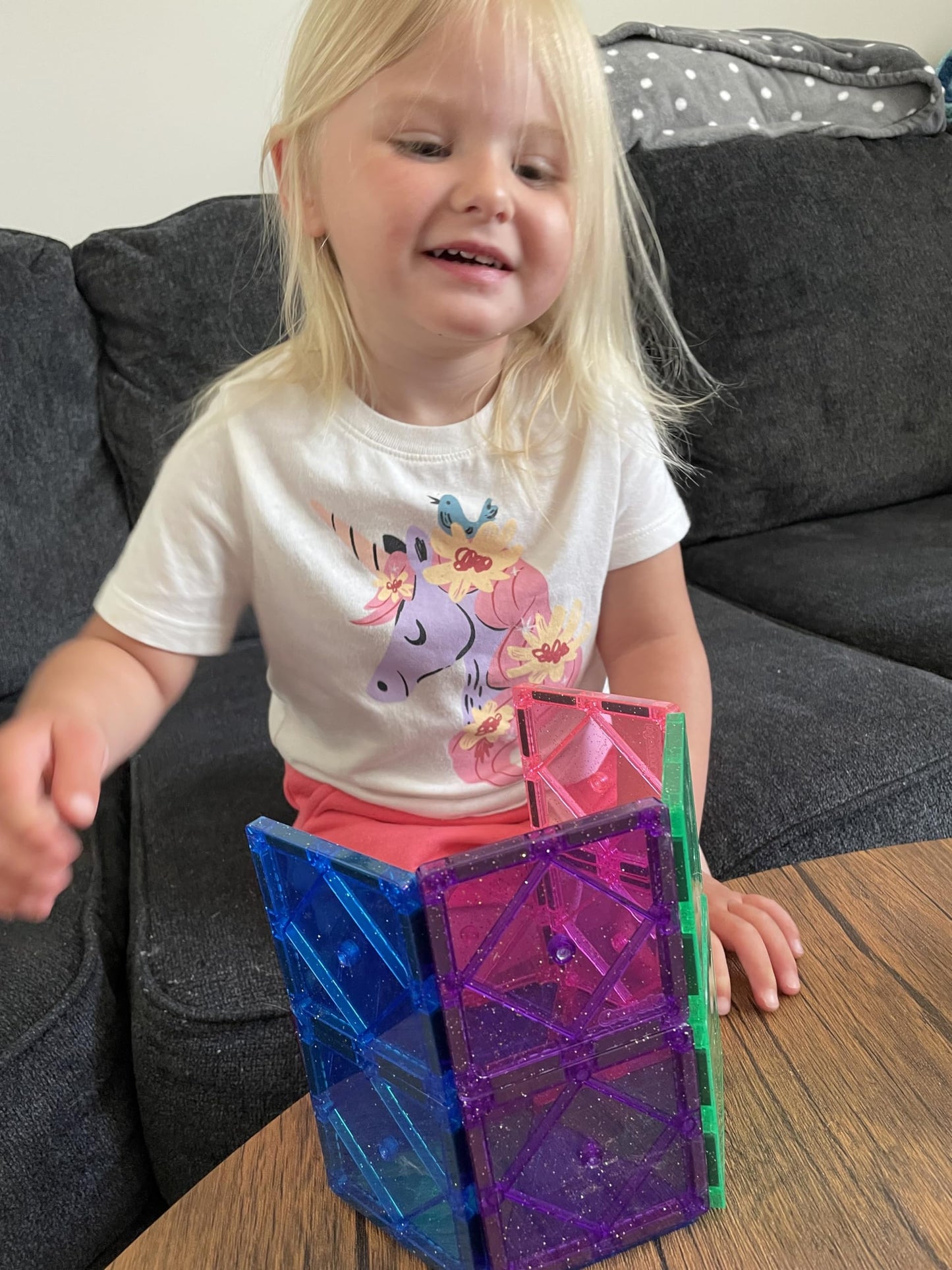 Createon Crayola Magnetic Tiles, Building Set For Kids, Magnetic Toys For Kids, Travel Toys, Classroom Sensory Toy Blocks, Stem