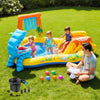 Toy Imagine Dinosaur Play Center For Kids Inflatable Play Centre Swimming Pool For Kids|Pool With Inbuilt Water Spray |Slide|Wat