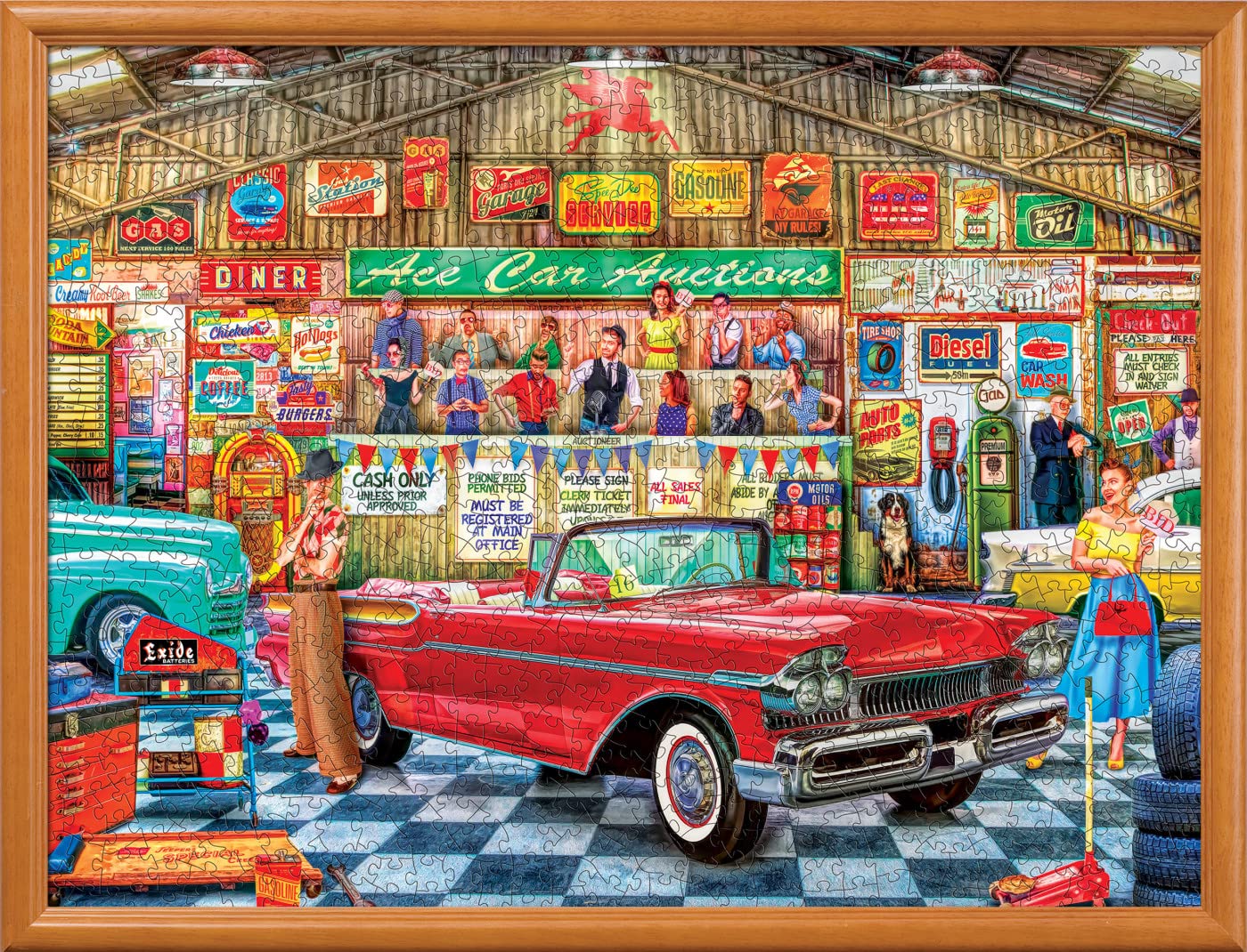 MasterPieces 750 Piece Jigsaw Puzzle for Adults, Family, Or Youth - The Auctioneer - 18x24