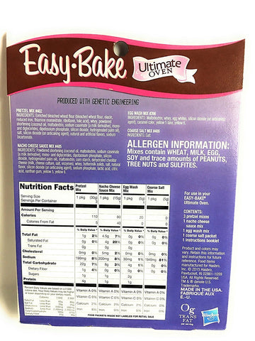 Easy Bake Ultimate Easy Bake Oven Pretzel Dippers & Cheese Pizza Refill Mix - 2 Piece Set