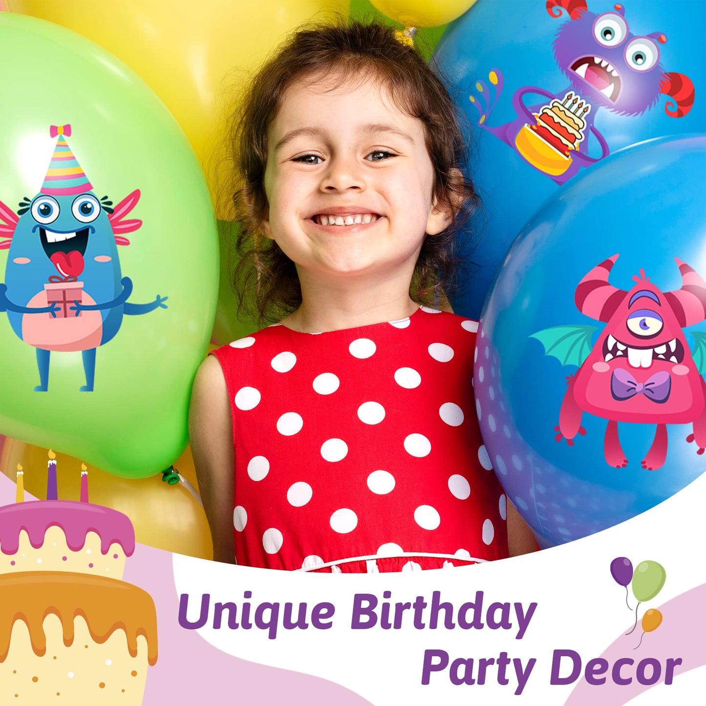 Dcuminkel Make-A-Face Stickers - 50 Sheets Kids Sticker Craft, Monster Theme Party Favor Stickers For Kids, Keep Kids Busy Activ