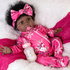 Aori Reborn Baby Girl Dolls Black - 22 Inches Lifelike Black Amercican Doll With Realistic Details, Gift For Kids 3+, Grandparen