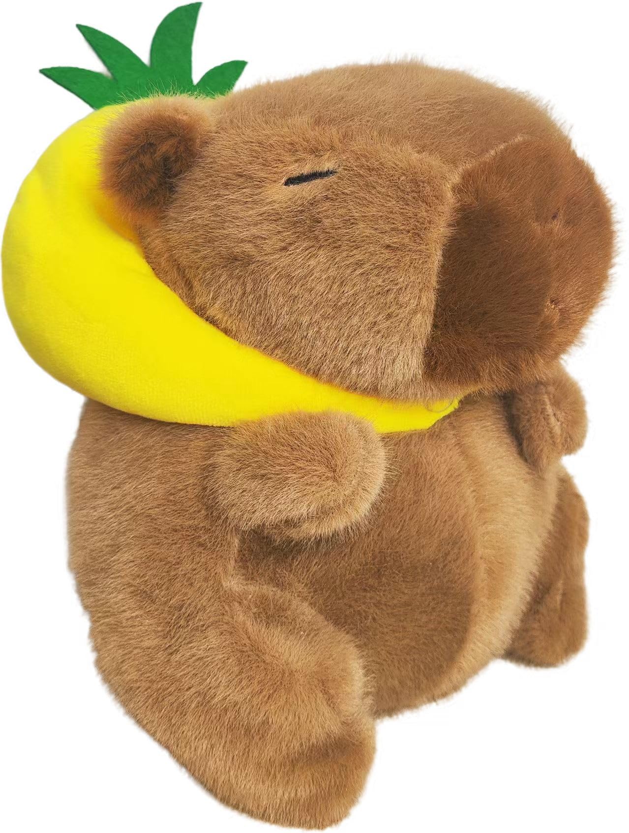 Gjlzfwbx Capybara Plush Toy, 8 Inch Capybara Stuffed Animal Christmas Birthday Valentine'S Day Gifts For Kids Girl Friends(Pinea