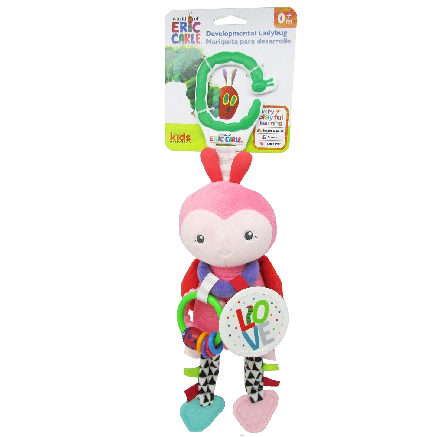 Eric Carle The Very Hungry Caterpillar On The Go Developmental Plush Ladybug, 14'