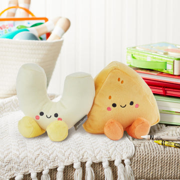 Hallmark 5" Better Together Magnetic Plush Toy - Mac and Cheese Stuffed Animal for Kids, Model 0001KID1605, Perfect Easter Gift
