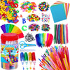 Goody King Arts And Crafts Supplies For Kids - Craft Art Supply Jar Kit For Student Age 4 5 6 7 8 9 10 Year Old Crafting Activity - Collage Arts Set For Toddlers Preschool Diy Classroom Home Project