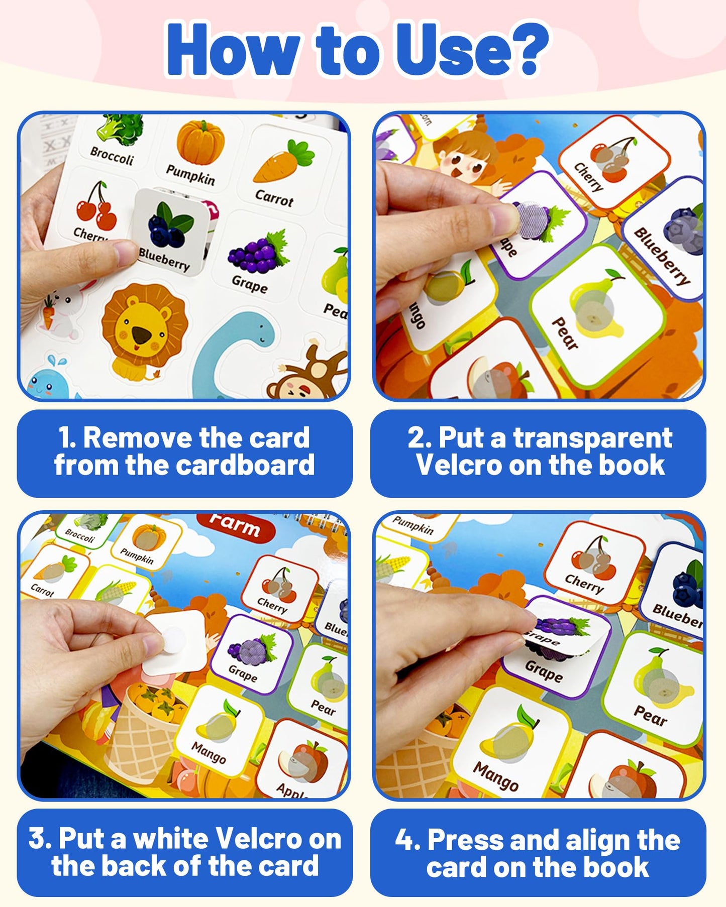 Walenced Busy Book For Toddlers 3-5, Preschool Toddler Learning Activities Book, Educational Montessori Toys For 3 4 5 Year Old