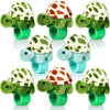 Lenwen 8 Pcs Turtle Stuffed Animals Slap Bracelets For Kids Plush Animal Cute Wrist Slap Bands For Birthday Party Favors Boys Gi