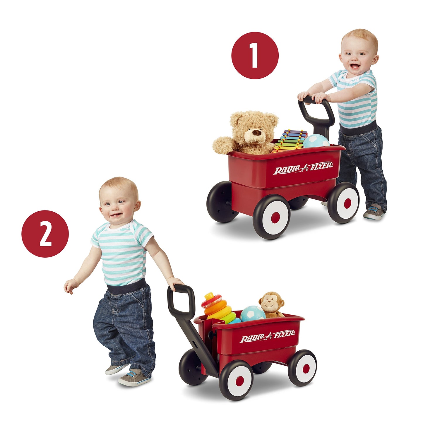 Radio Flyer (My 1St 2-In-1 Wagon, Red