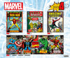 Buffalo Games - Marvel - 4 X 1 Multipack - Comics - Multi Piece Jigsaw Puzzle For Adults -Challenging Puzzle Perfect For Game Nights - Finished Size Varies