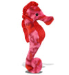 Dollibu Pink Tie-Dye Seahorse Super Soft Stuffed Animal, Cute Realistic Stuffed Animals For Girls, Boys, Adults Animal Gifts, Ki
