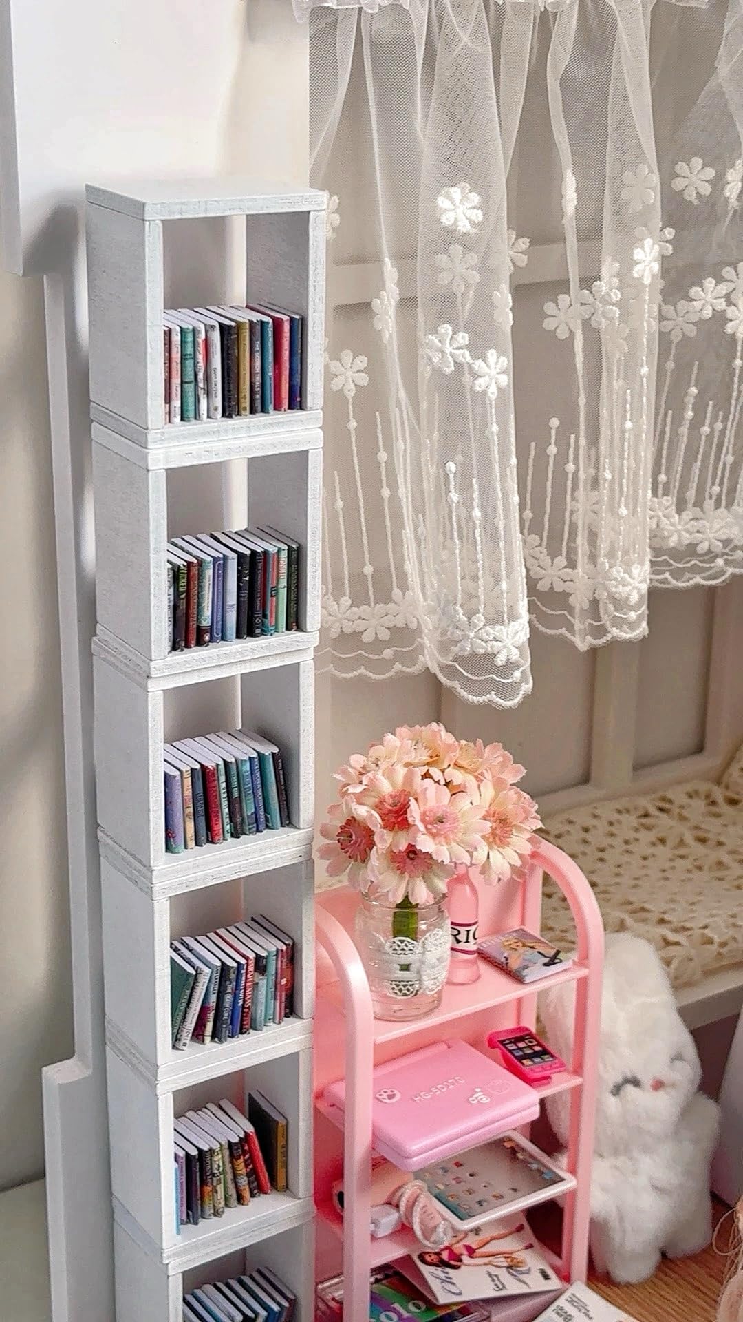 Mini Books for Anxiety Bookshelf, 200/300 PCS Mini Books Model Without Repetition, DIY Crafting, Dollhouse Decor, Accessories Mi