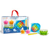 Munchkin Bath Beats Musical Toy Set - 5 Piece Xylophone, Drum & Shakers, Multi-Color, Plastic, Model 17500, Fun for Babies & Toddlers
