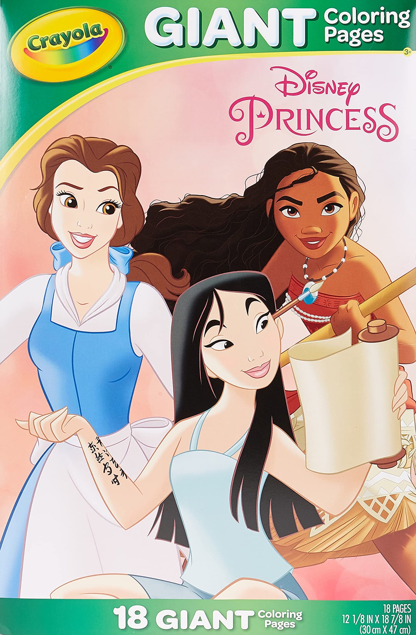 Crayola Giant Coloring Pages 12.75X19.5-Princess, Small, Multicolor