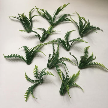 M01539 Morezmore 10Pc Artificial Miniature Plants For Miniature Dollhouse Landscape Diorama Settings Foliage Miniature Grass Min